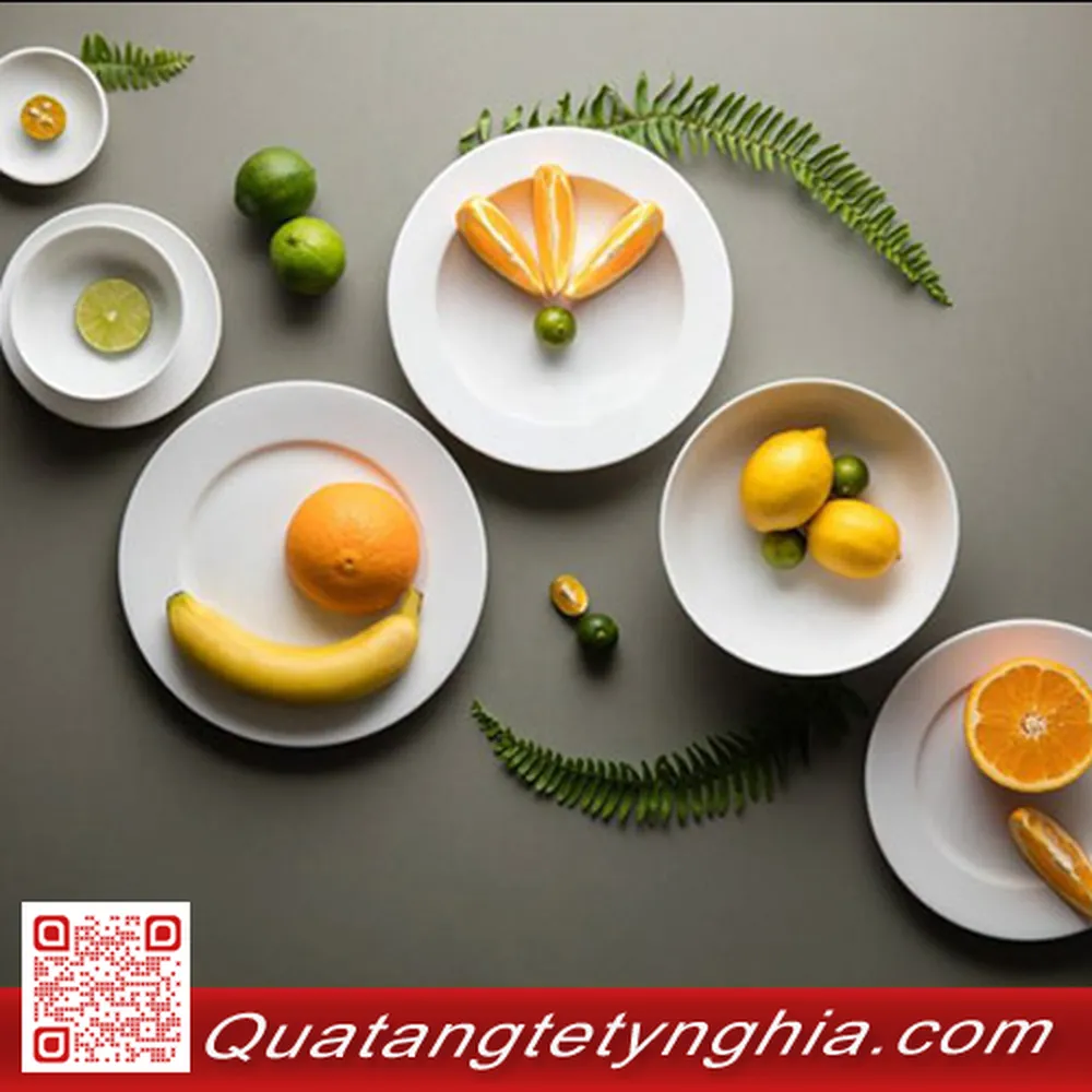 Bộ bàn ăn Jasmine IFP Trắng 14sp