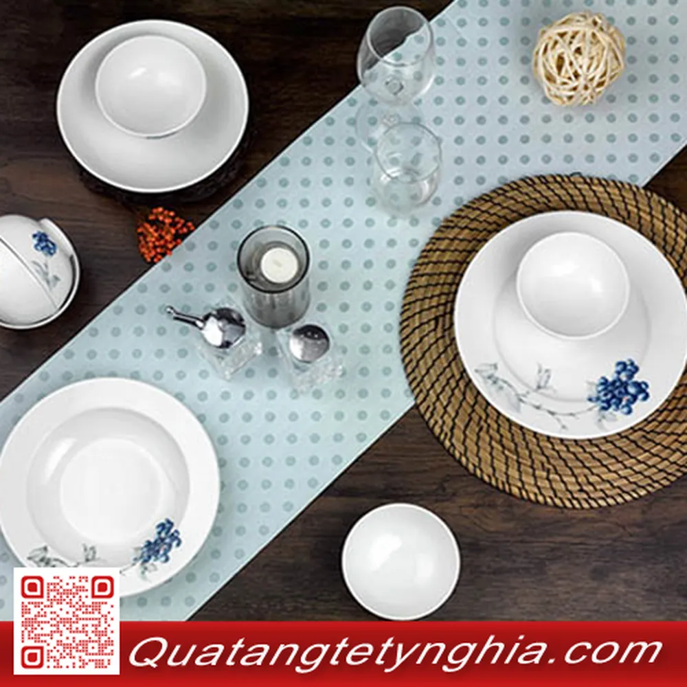 Bộ bàn ăn Jasmine IFP Việt Quất 09sp