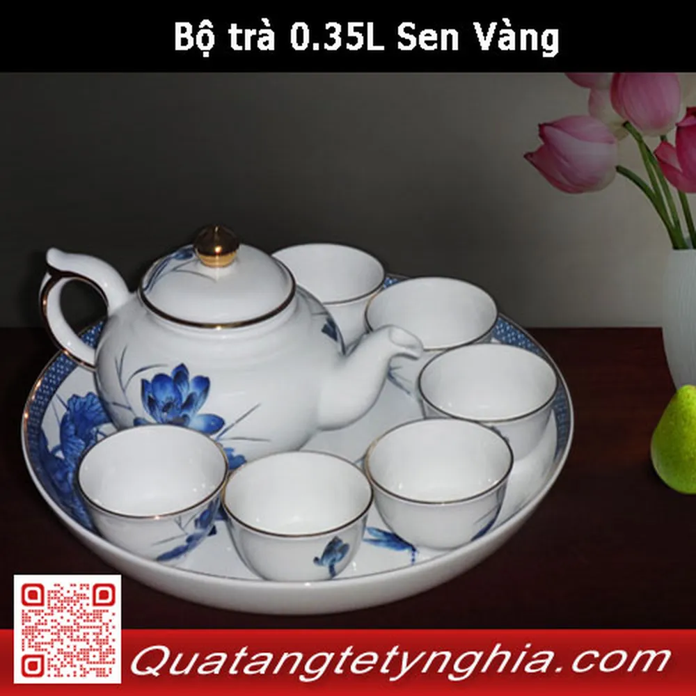 Bộ trà 0.35L Sen Vàng