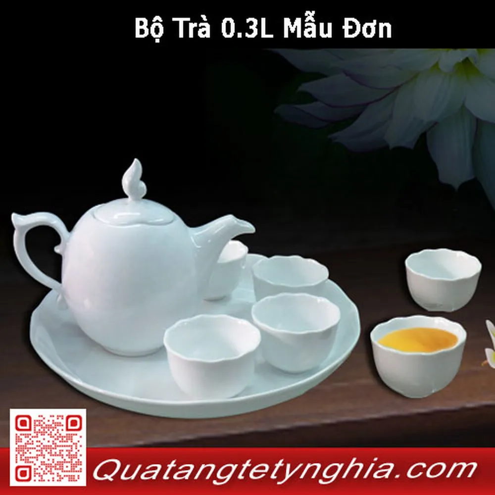 Bộ Trà 0.3L Mẫu Đơn