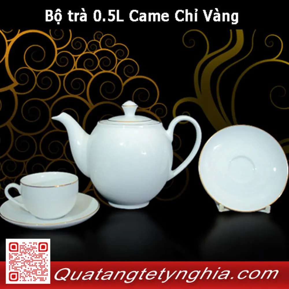 Bộ trà 0.5L Came Chỉ Vàng