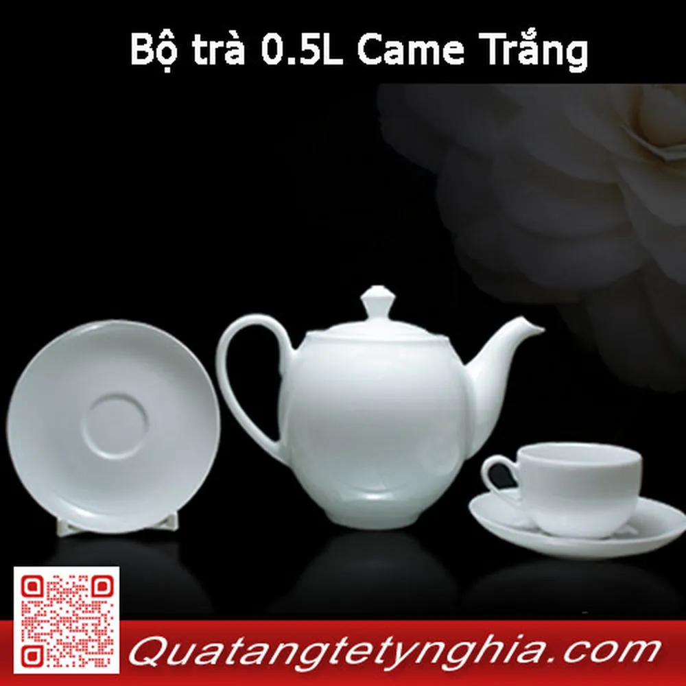 Bộ trà 0.5L Came Trắng