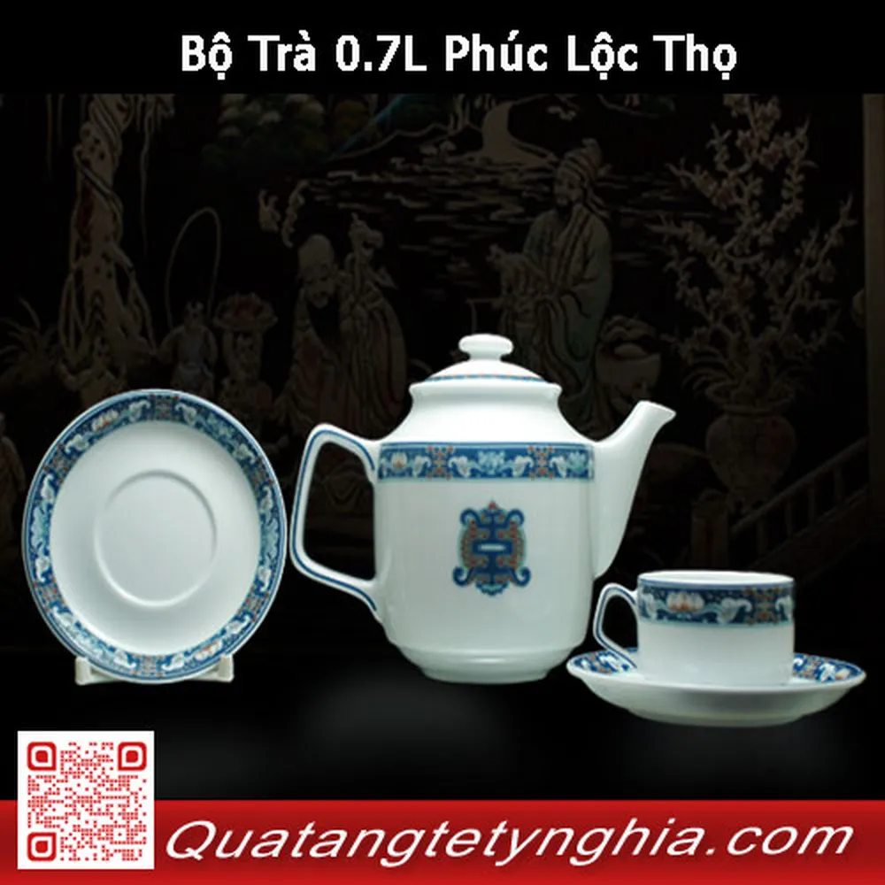 Bộ Trà 0.7L Phúc Lộc Thọ