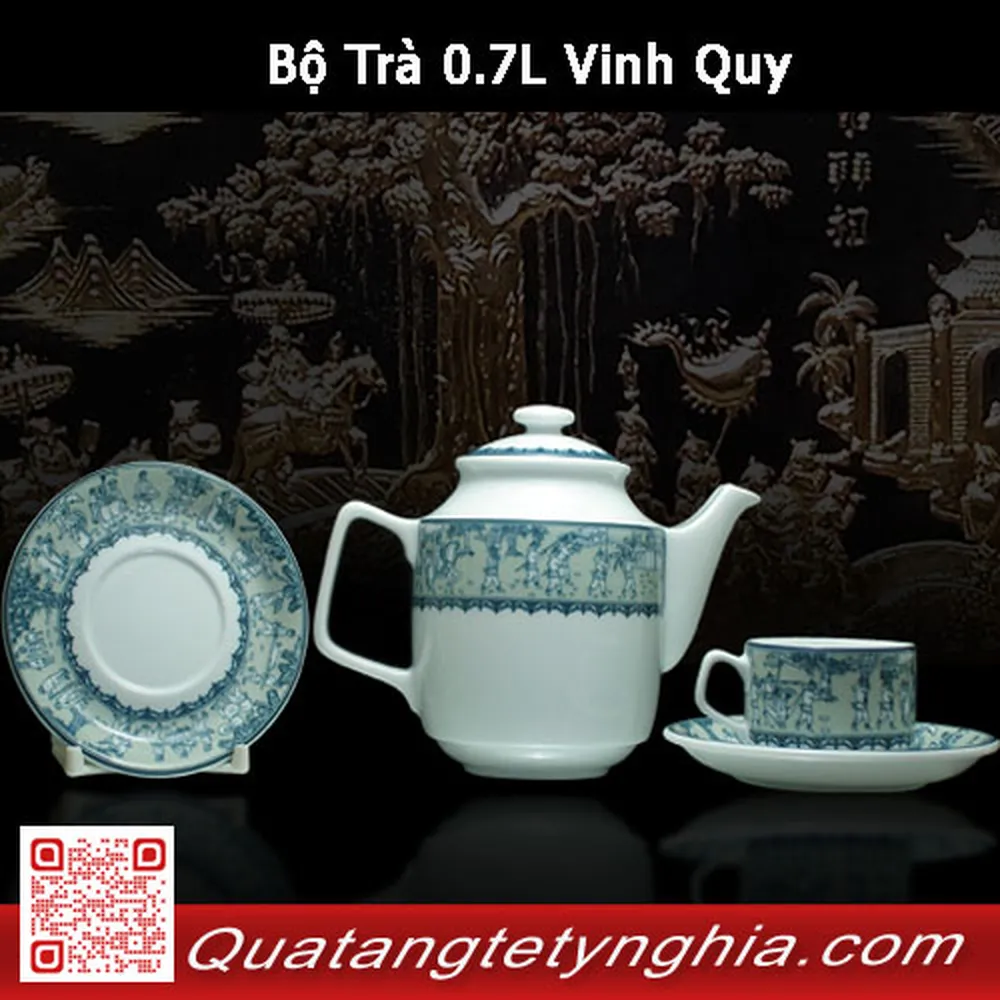 Bộ Trà 0.7L Vinh Quy