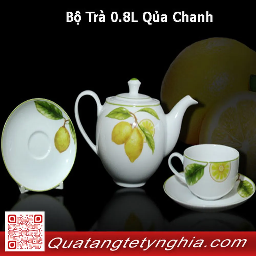 Bộ trà 0.8L Qủa Chanh