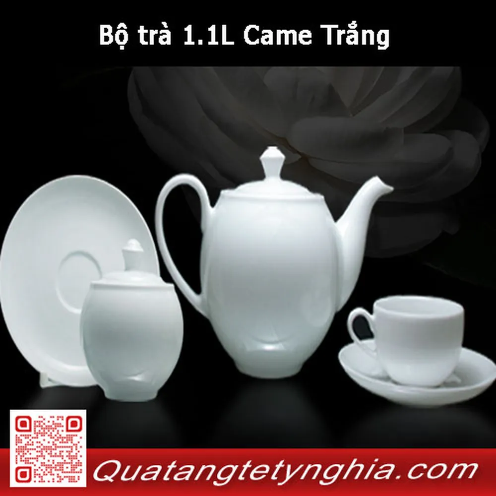 Bộ trà 1.1L Came Trắng
