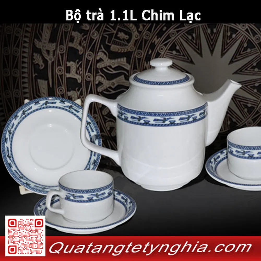 Bộ trà 1.1L Chim Lạc