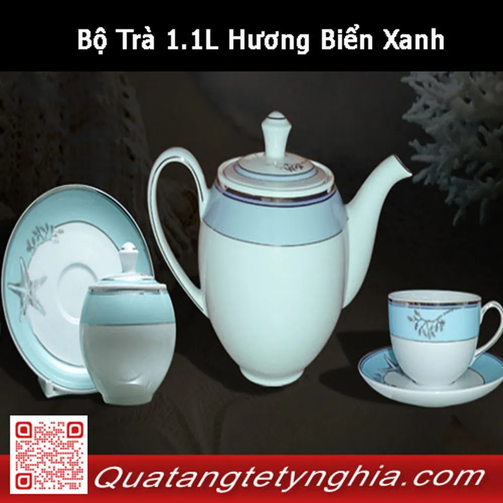 Bộ Trà 1.1L Hương Biển Xanh