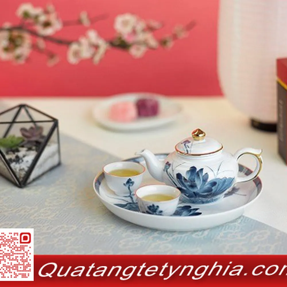 Quà tết doanh nghiệp- Bộ trà Minh Long