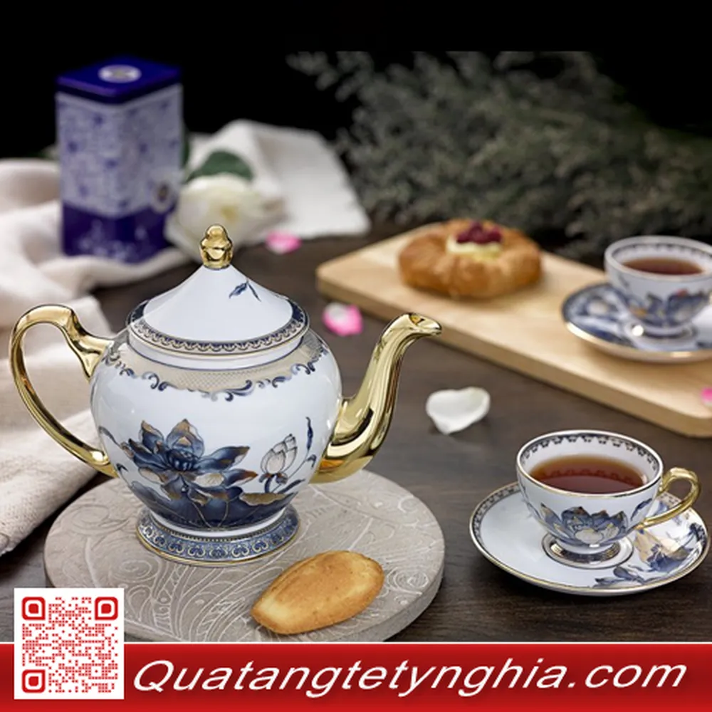 Bộ Trà Minh Long Sen ngọc 0.8L