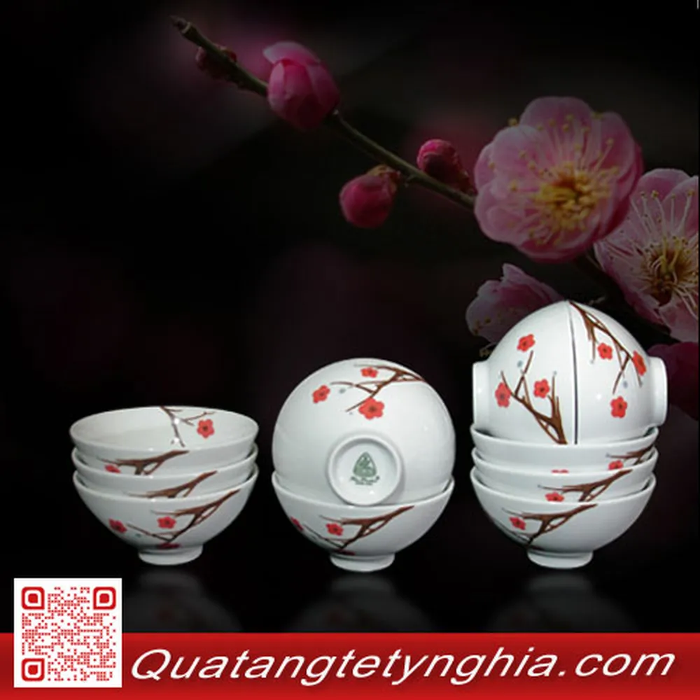 Chén cơm 11.5cm Hồng Mai