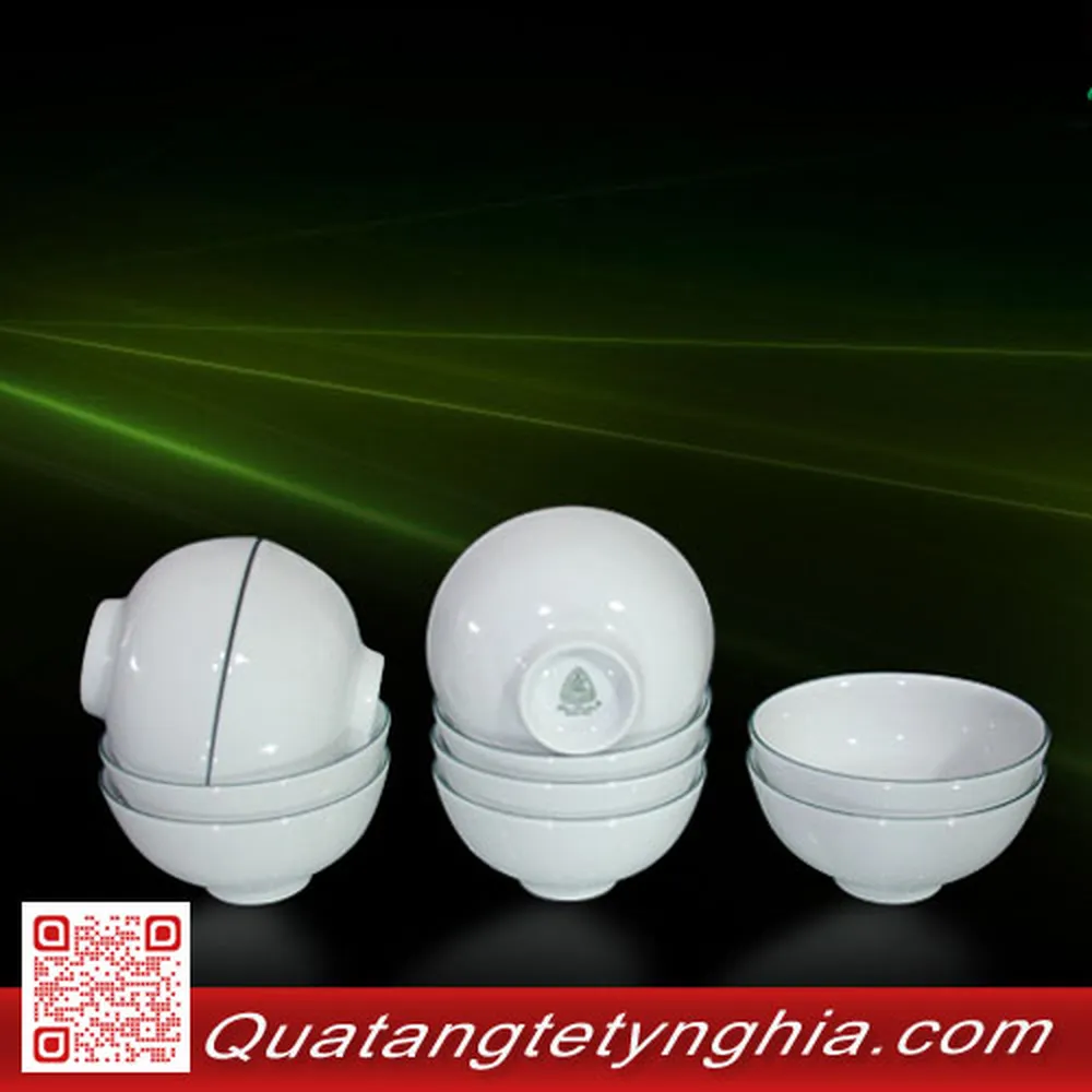 Chén cơm 11cm Chỉ xanh lá