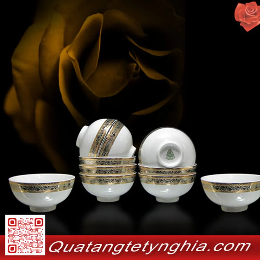 Chén cơm 11cm Hoa Hồng