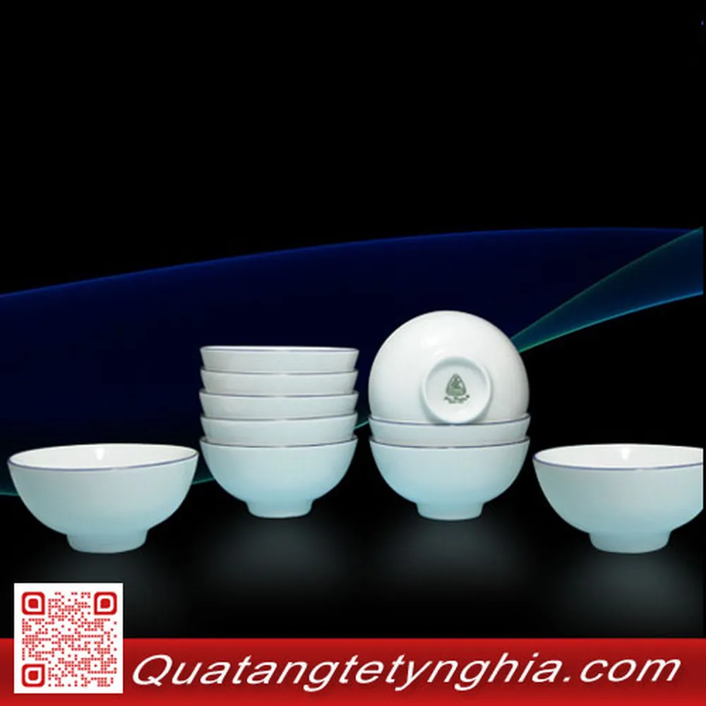 Chén Cơm Jas 11cm Chỉ Xanh Dương