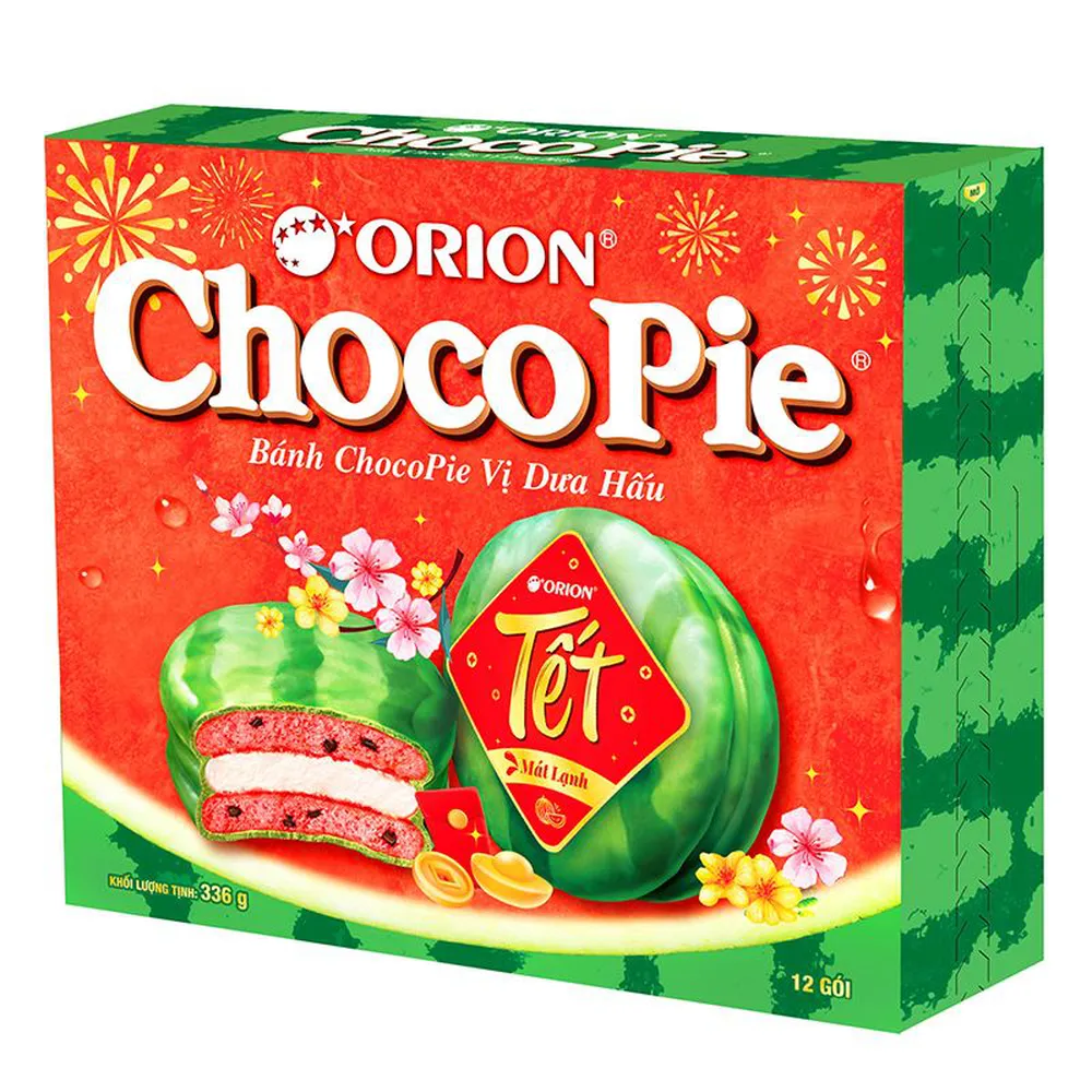 Bánh ChocoPie Dưa Hấu 336g