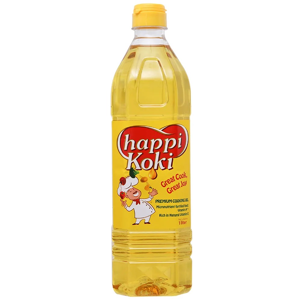 Dầu ăn Happi Koki chai 1l