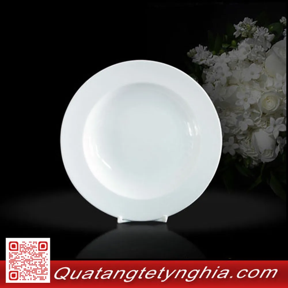 Dĩa súp 20cm Trắng