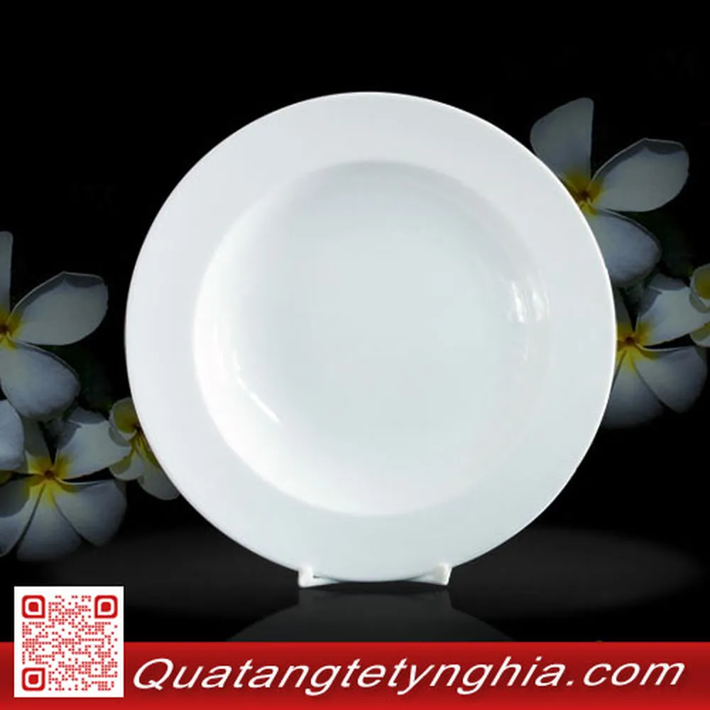 Dĩa súp 23cm Trắng Jas