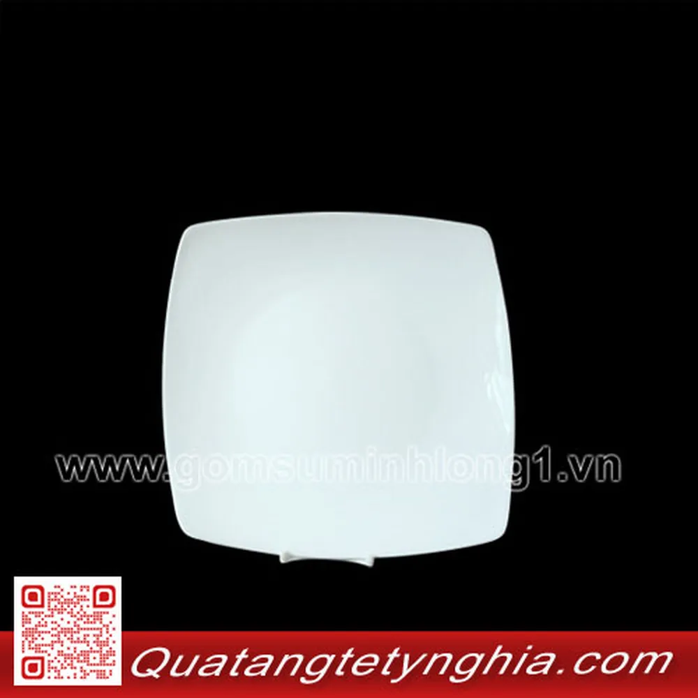 Dĩa vuông ảo 18cm(Came) Daisy