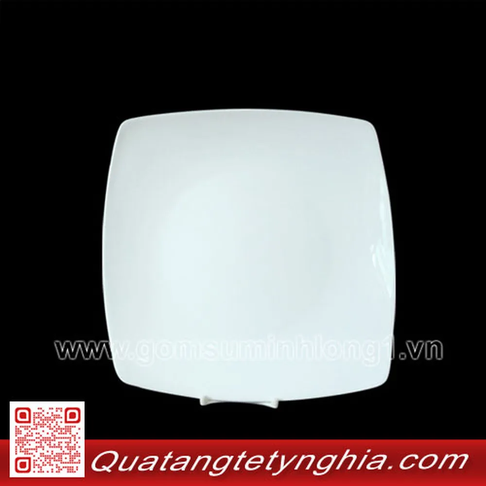 Dĩa vuông ảo 21cm(Came) Daisy