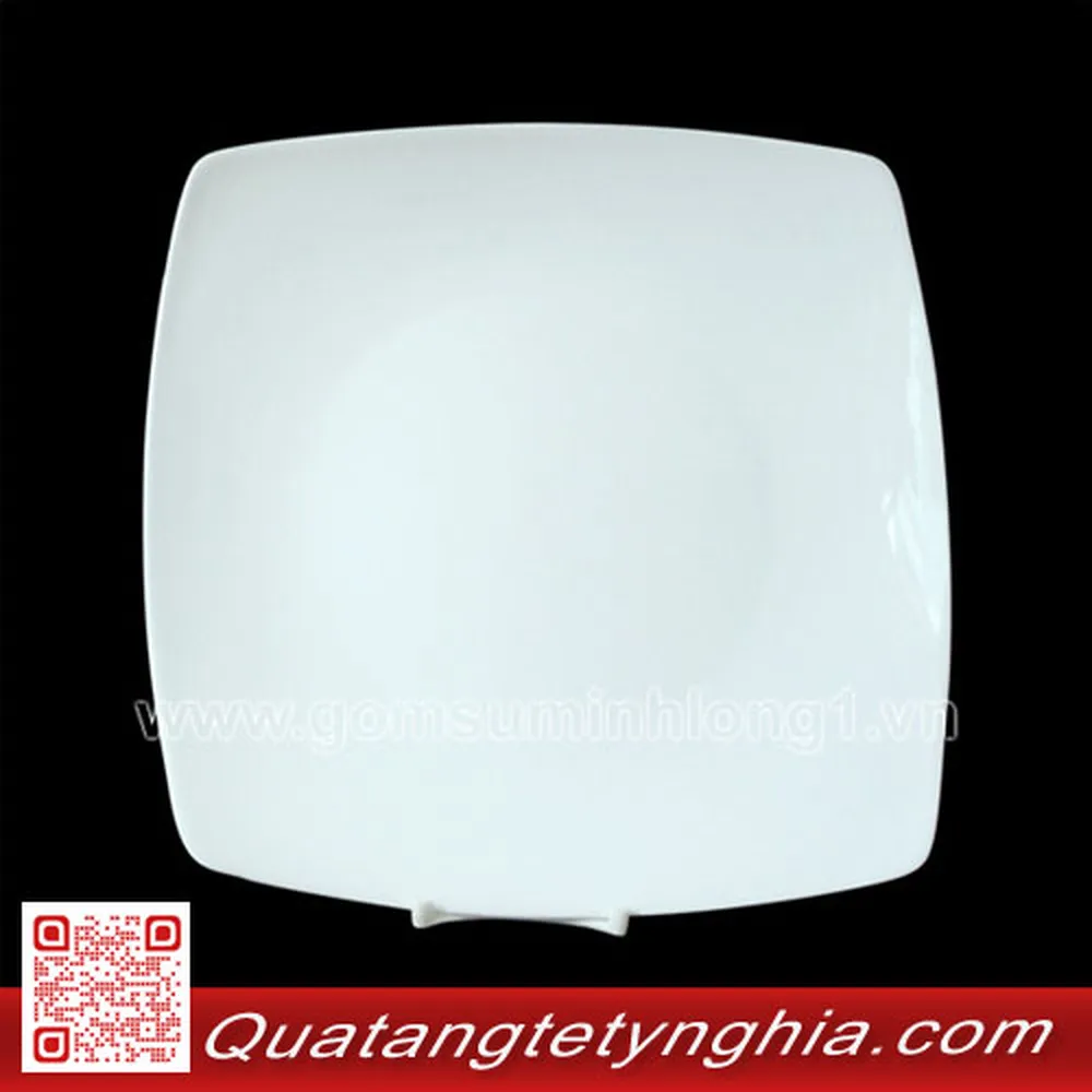 Dĩa vuông ảo 27cm(Came) Daisy