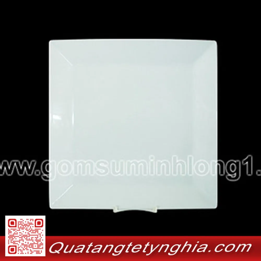 Dĩa vuông lá 29cm Daisy