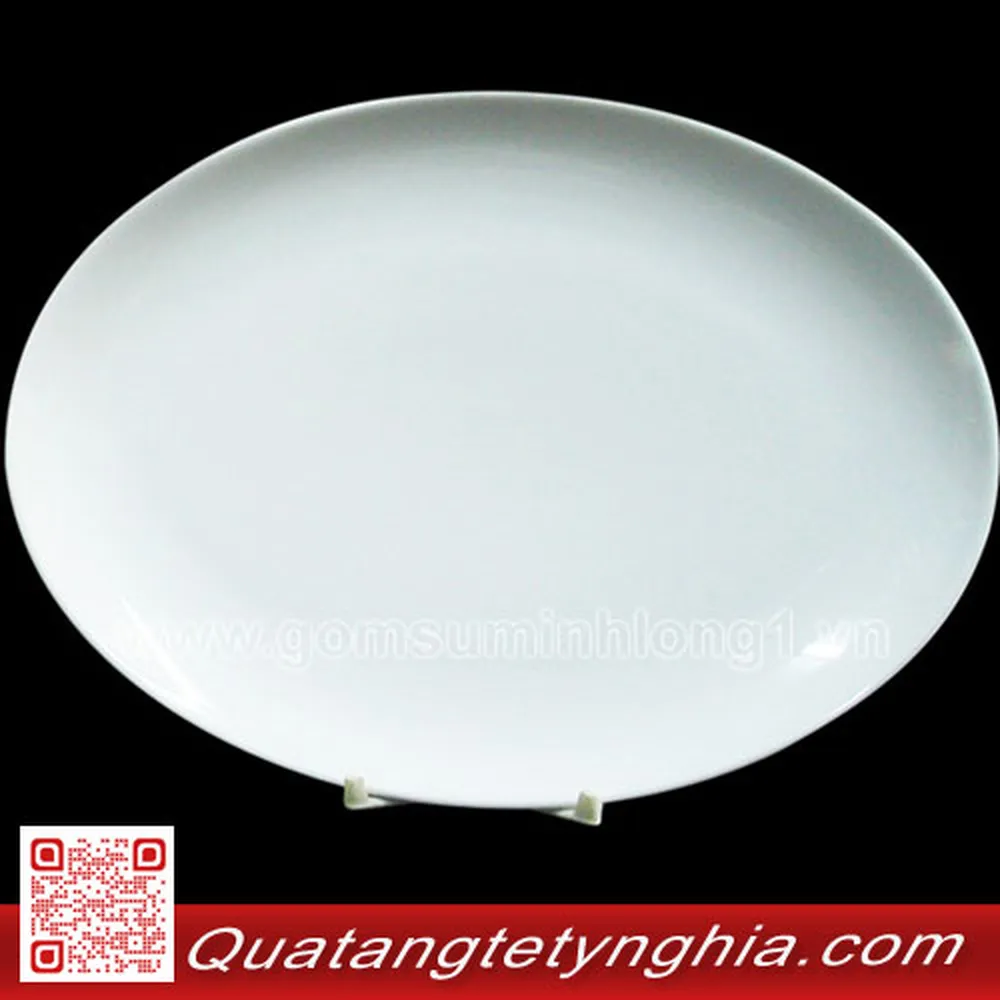 Dĩa xoài ảo 42cm Came Trắng