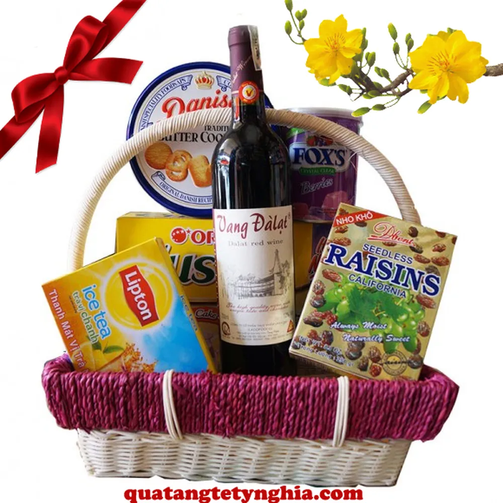 Giỏ Quà Tết Lộc Vàng