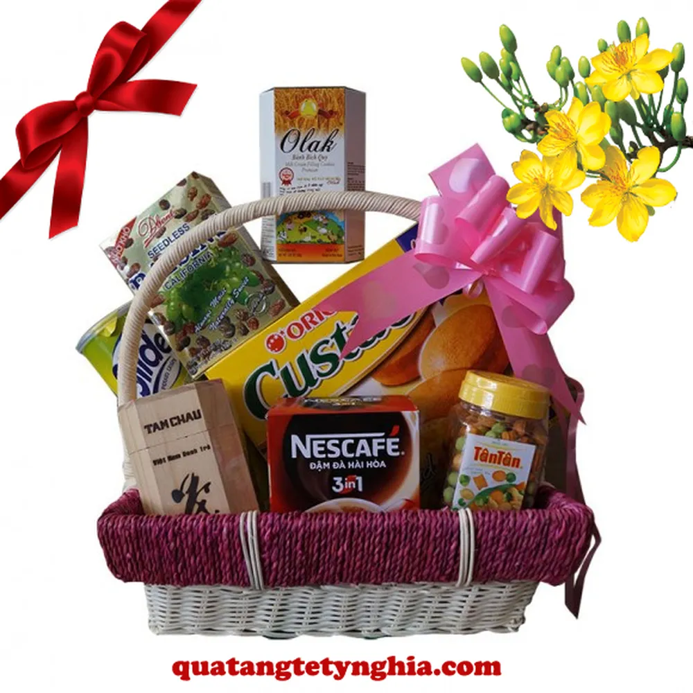 Giỏ Quà Tết Xuân Hoan Hỷ