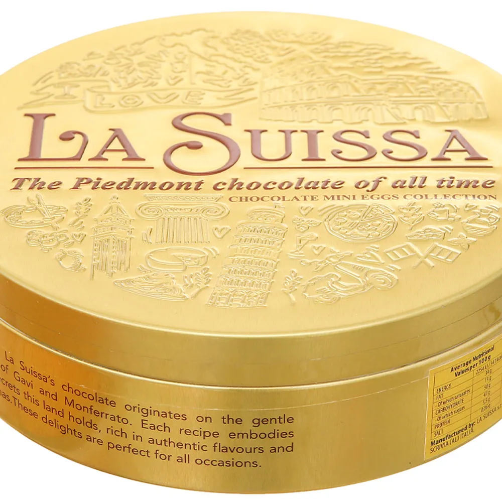 Hộp Sô Cô La Đen Trứng Mini La Suissa 115G