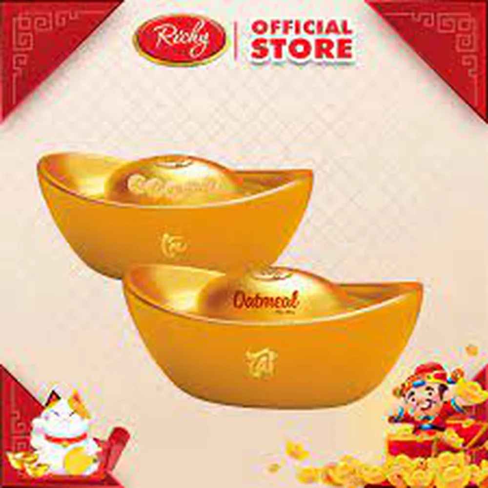 Hũ vàng Tài Lộc Oatmeal 200g sữa