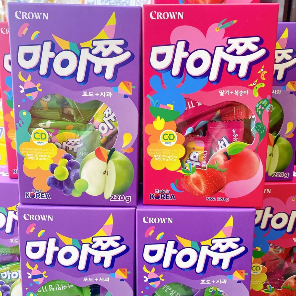 Kẹo Crown hoa quả HG 220g