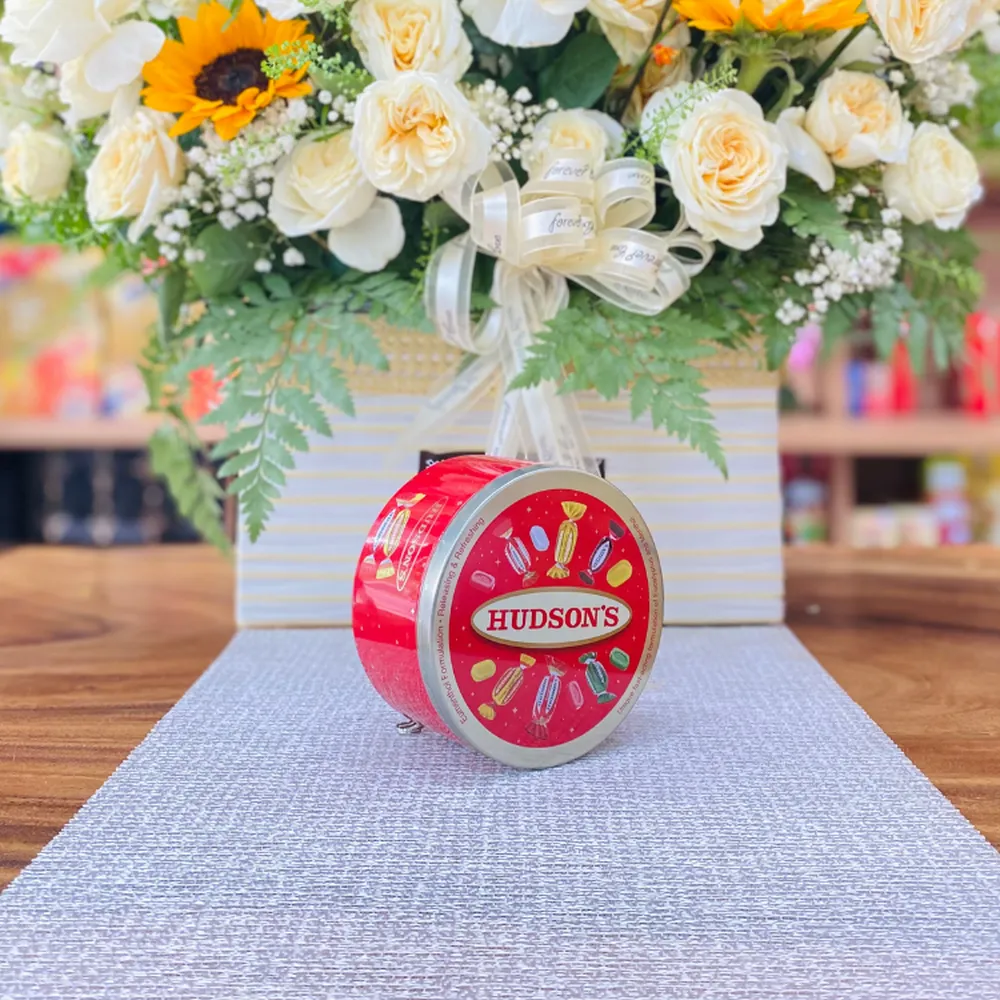 KẸO HUDSON'S EUMENTHOLS ĐỎ  200G