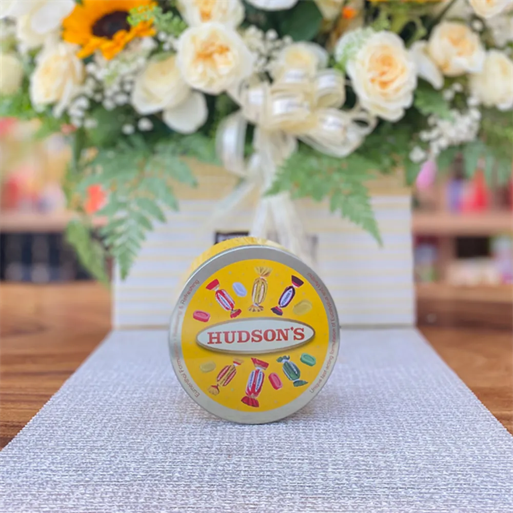 KẸO HUDSON'S EUMENTHOLS VÀNG 200G