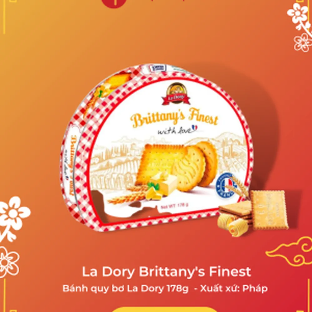 Bánh La Dory Brittany's Finest 178g