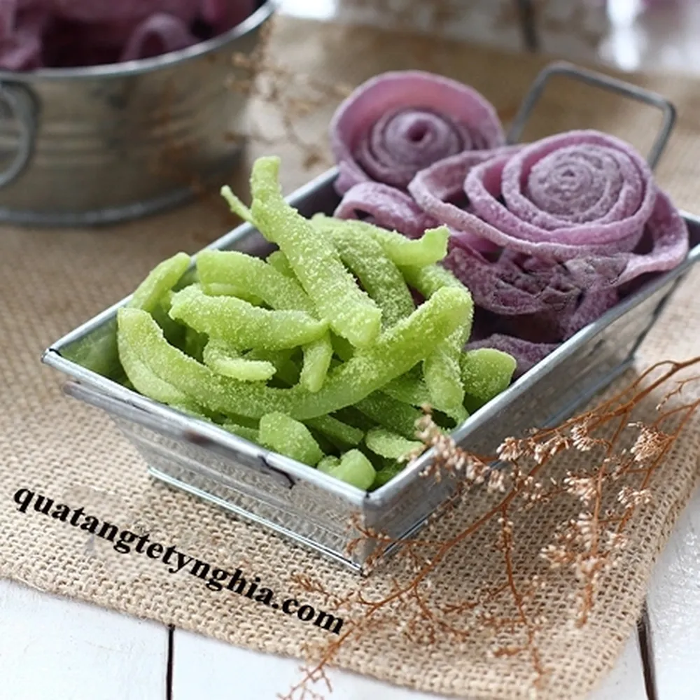 Mứt Dừa Ngũ Sắc