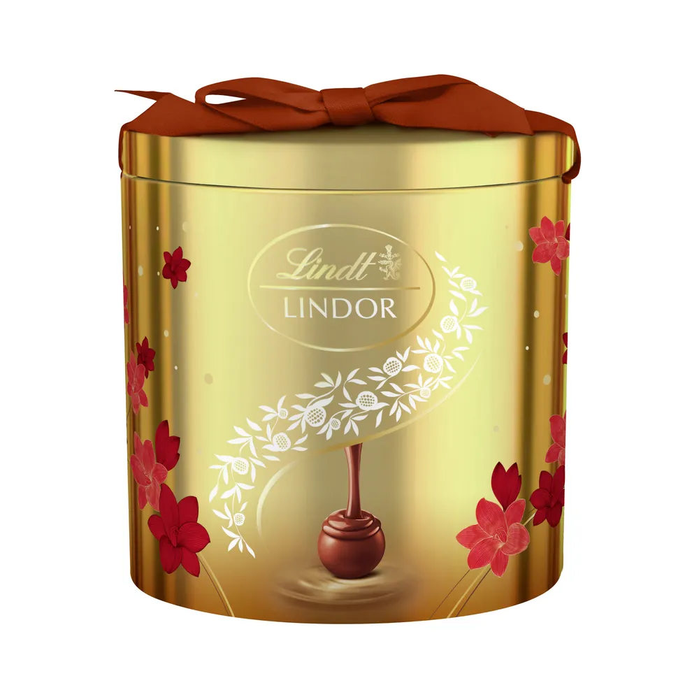 Socola Lindt Lindor Assorted Oval Tin 144g