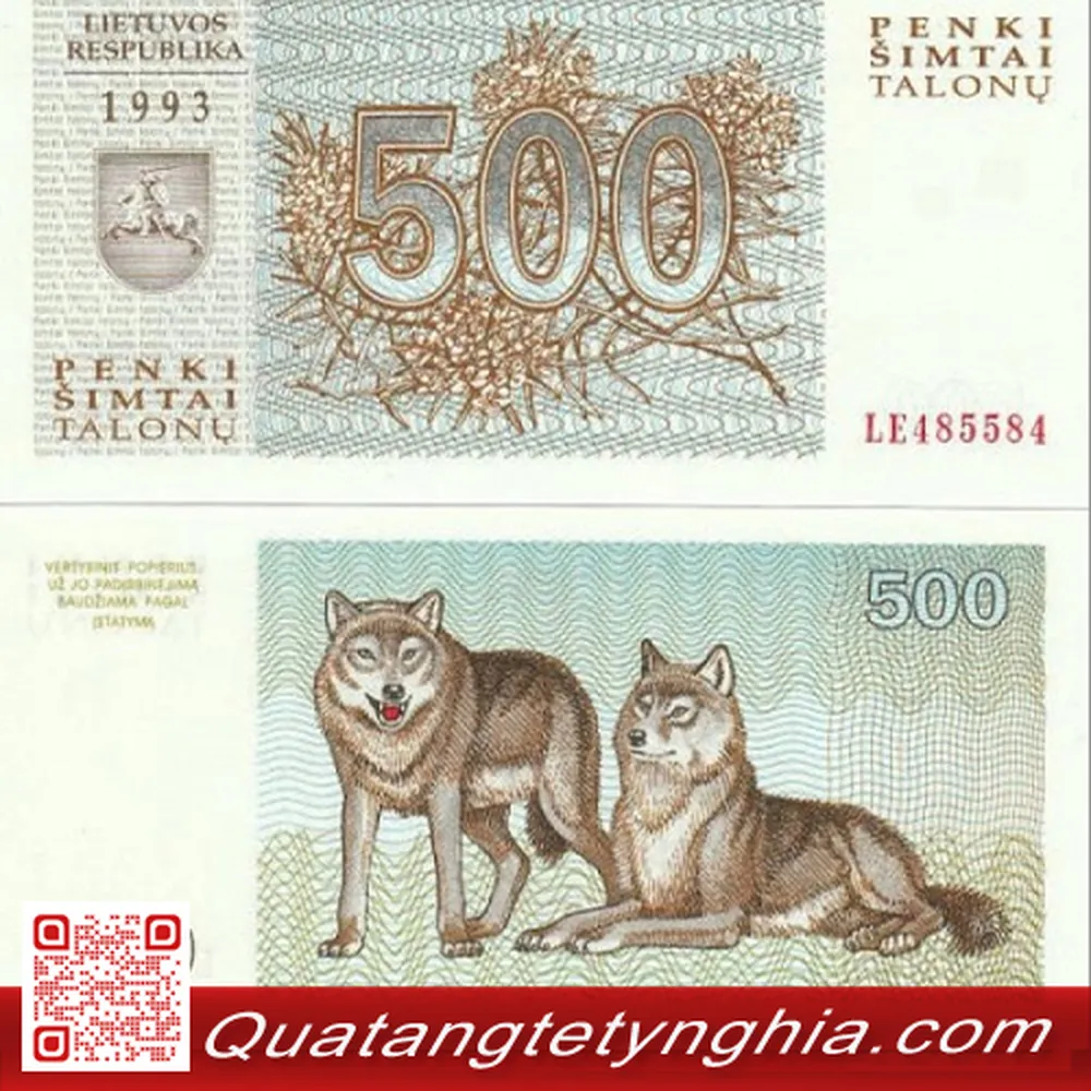 Tiền con chó Lithuania