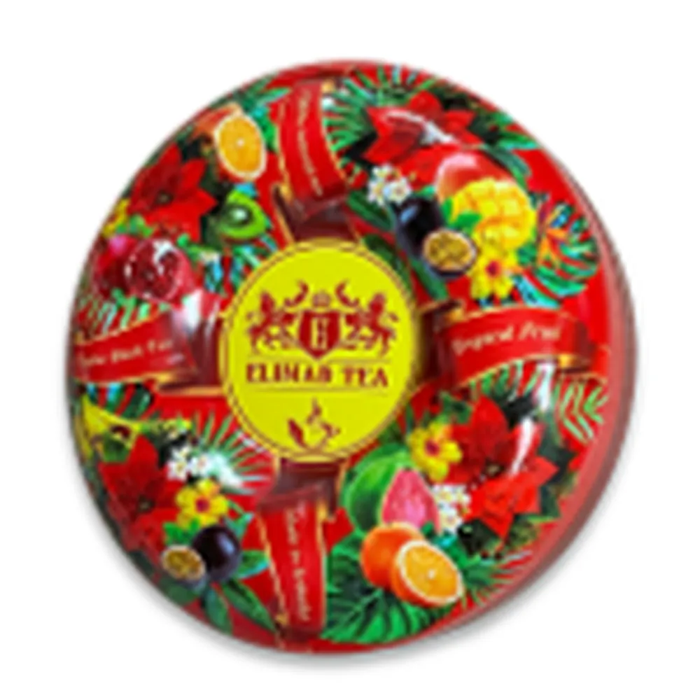 Trà Elimad Tropical Fruit tròn 100g