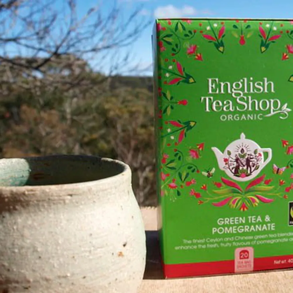 Trà Organic Green & Pomegranate