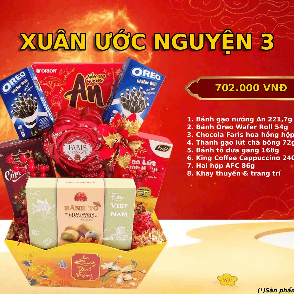 Giỏ quà Tết Xuân Ưóc Nguyện 3