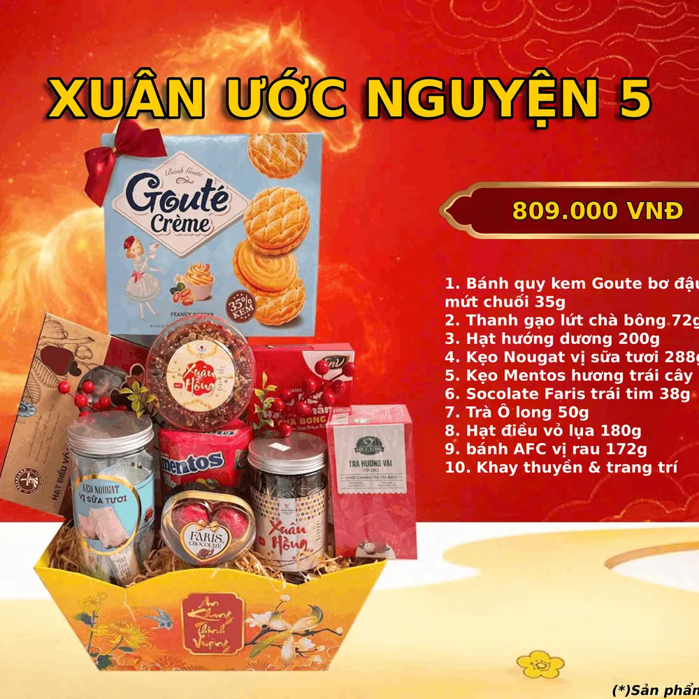 Giỏ quà Tết Xuân Ưóc Nguyện 5