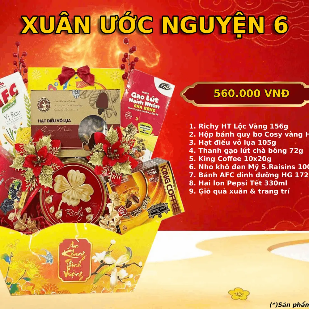 Giỏ quà Tết Xuân Ưóc Nguyện 6