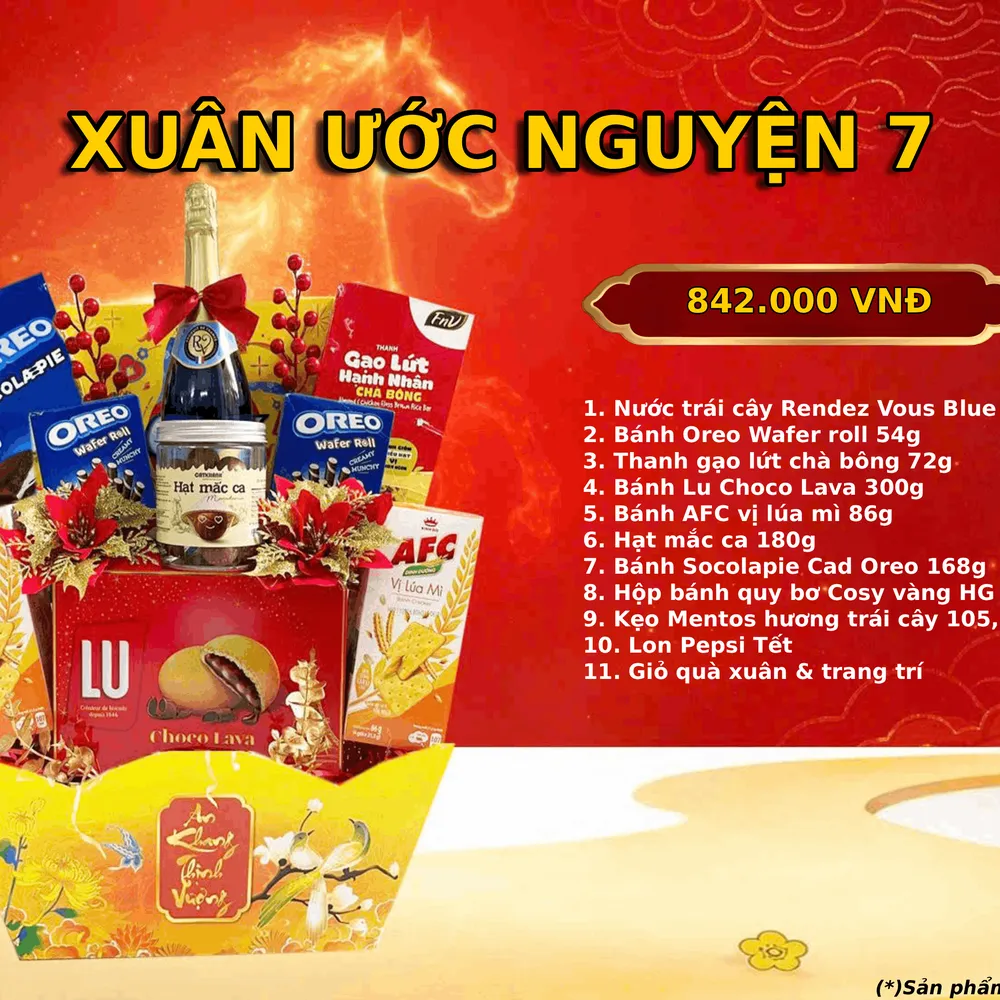 Giỏ quà Tết Xuân Ưóc Nguyện 7