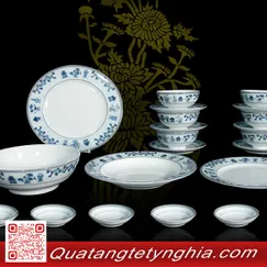 Bộ Bàn Ăn 22sp Tứ Qúy