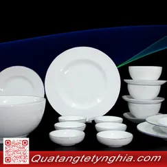 Bộ bàn ăn 23sp Chỉ Xanh Dương