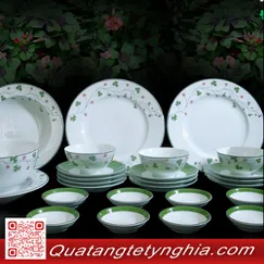 Bộ bàn ăn 35sp Hoa May Mắn
