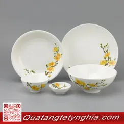 Bộ bàn ăn Daisy IFP Hoàng Mai  14sp