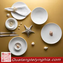 Bộ bàn ăn Daisy IFP Trắng 09sp