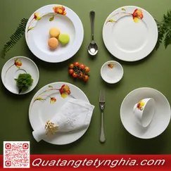 Bộ bàn ăn Jasmine IFP Anh Túc 10sp